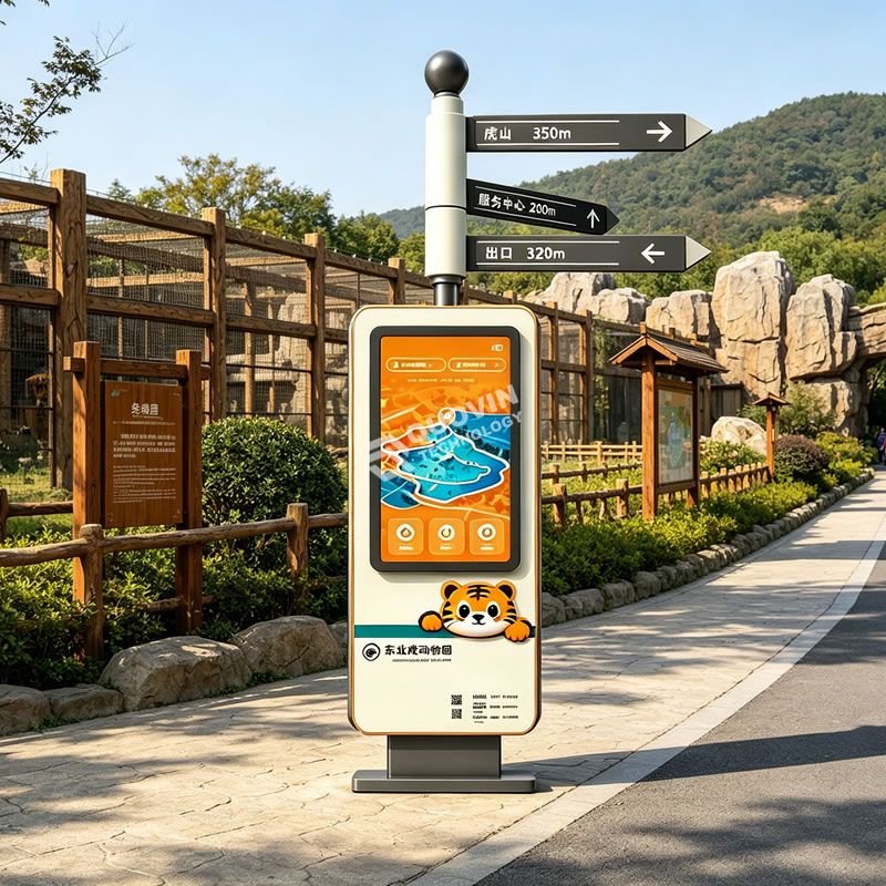 老虎主题乐园动物园智慧指路机