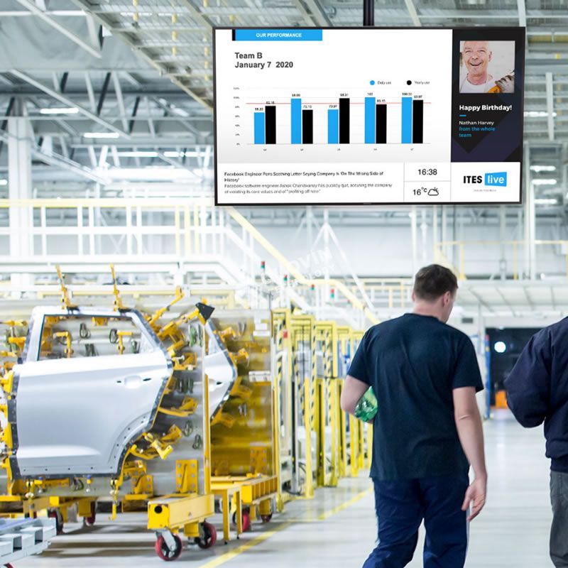 Digital Signage for Manufacturing and Industry