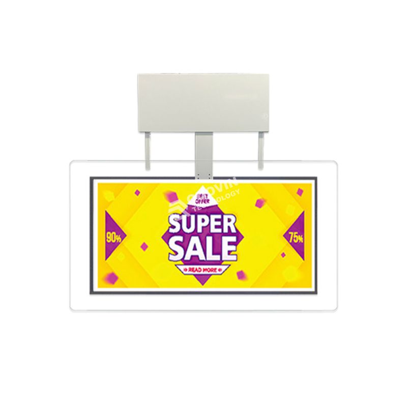 Slim Dual Sided Window Display With Temper Glass