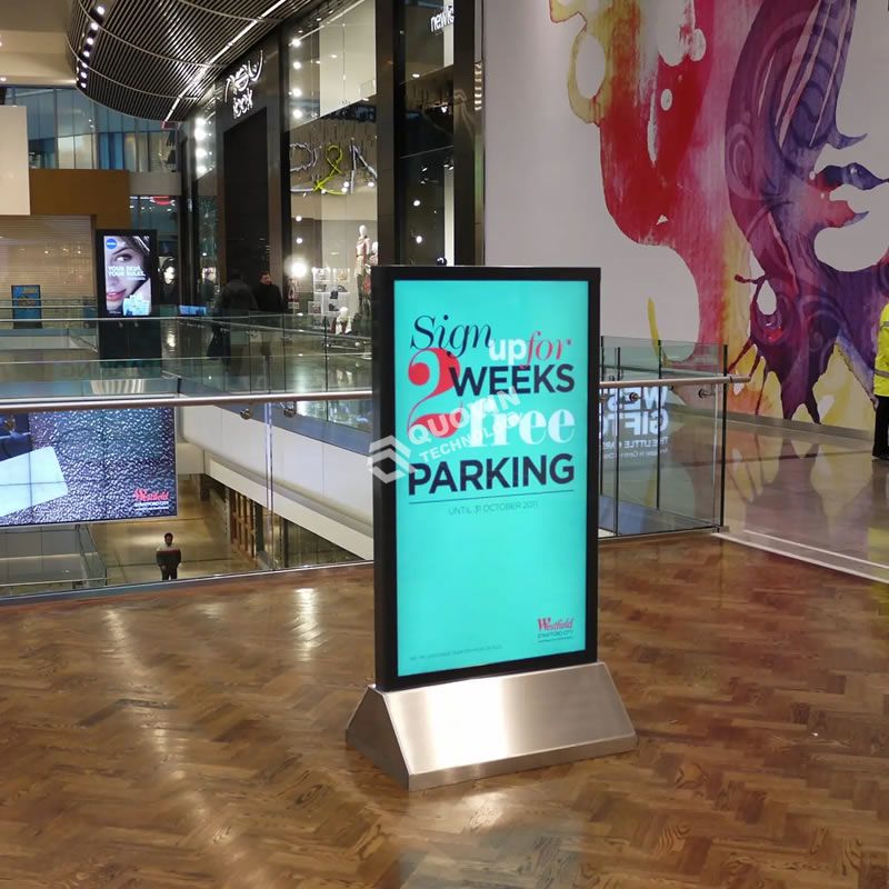 Shopping mall digital signage