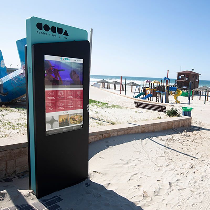 Outdoor seaside digital signage